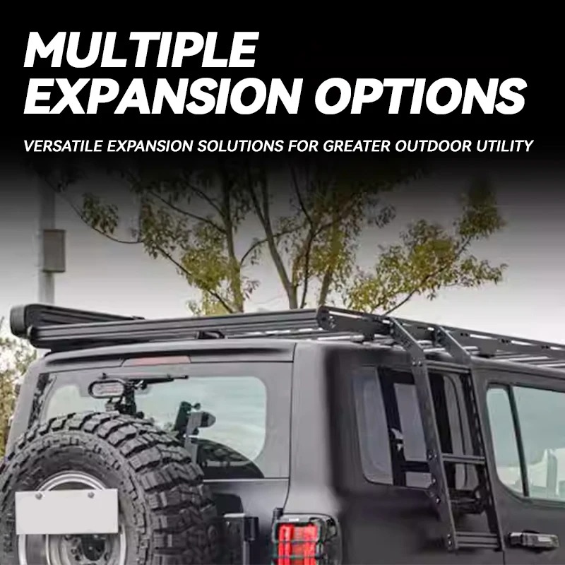 New Design Exterior Accessories Off Road Luggage Rack Aluminum Alloy Roof Rack for Tank 500 Accessories